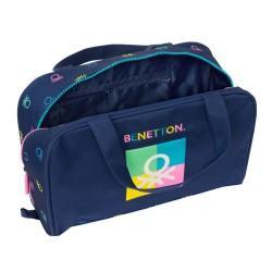 Neceser Escolar Benetton Cool Azul marino 31 x 14 x 19 cm