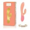 Vibrador Doble Estimulación Rianne S Essentials Xena Rabbit Naranja Coral