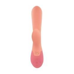 Vibrador Doble Estimulación Rianne S Essentials Xena Rabbit Naranja Coral