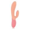 Vibrador Doble Estimulación Rianne S Essentials Xena Rabbit Naranja Coral