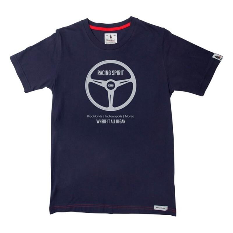 Camiseta de Manga Corta Hombre OMP Navy Where It All Began Azul marino