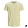 Camiseta de Manga Corta Hombre Jack & Jones 12171674 FLA Amarillo