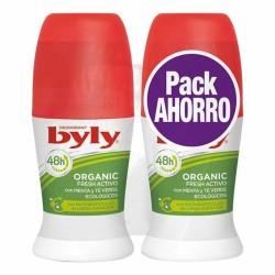 Desodorante Roll-On Organic Extra Fresh Activo Byly (2 uds)