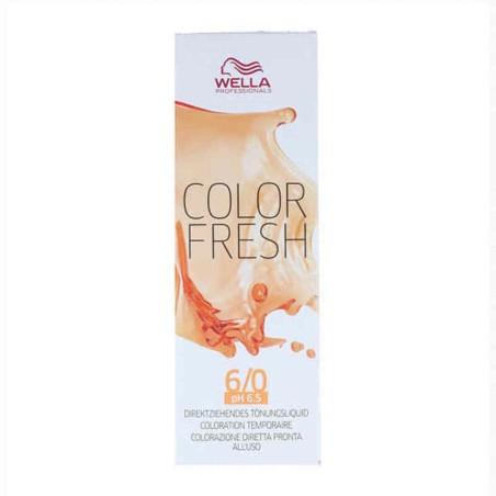 Tinte Temporal Color Fresh Wella Color Fresh Nº 6.0 (75 ml)