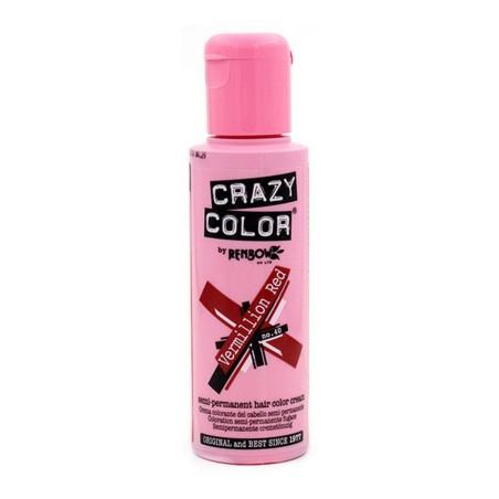 Tinte Permanente Crazy Color  40 Vermillion Red (100 ml)