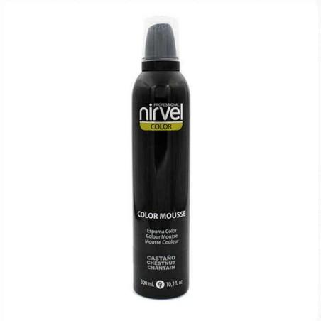 Coloración Semipermanente Nirvel Color Mousse Castaño (300 ml)