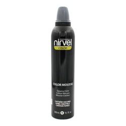 Espuma para Dar Volumen Color Mousse Nirvel Color Mousse Castaño Oscuro (300 ml)