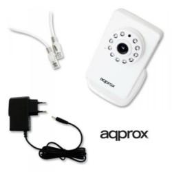 Cámara IP approx! APPIP03HDP2P HD IR P2P micro SD Wifi Blanco