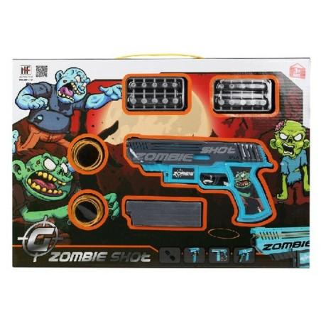Pistola de Dardos Zombie Shot Pistola de Dardos Azul (43 x 30 cm)