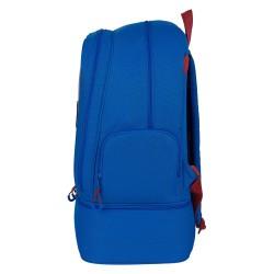 Bolsa de Deporte con Portazapatos F.C. Barcelona M825 Granate Azul marino