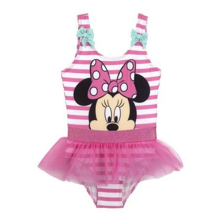 Bañador Niña Minnie Mouse Rosa