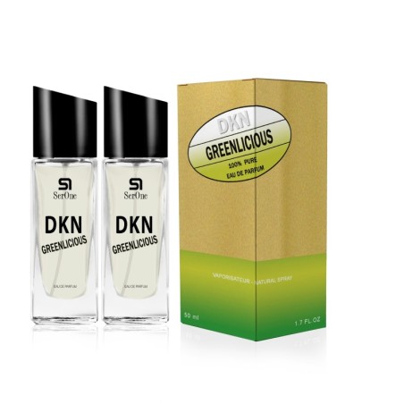 PERFUME DE EQUIVALENCIA PARA MUJER DKN GREENLICIOUS 2X50 ML