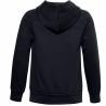 Sudadera con Capucha Niño Under Armour Fleece Rival Big Logo Negro