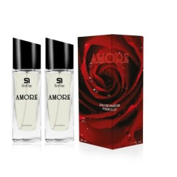 PERFUME DE EQUIVALENCIA PARA MUJER AMORE 2X50 ML