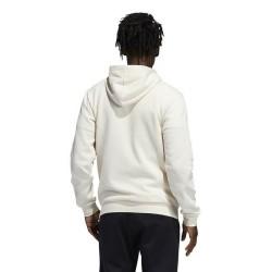 Sudadera con Capucha Hombre Adidas Connected Through Sport Beige