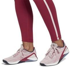 Mallas Deportivas de Mujer Reebok  Pping Cotton W Rojo Oscuro