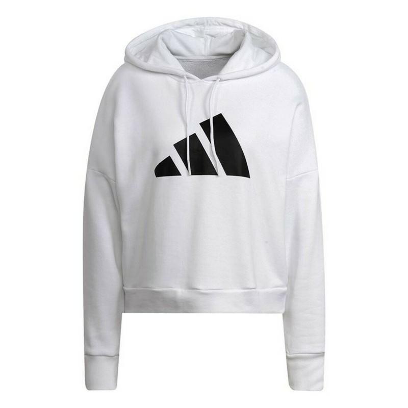 Sudadera con Capucha Mujer Adidas Sportswear Future Icons Blanco