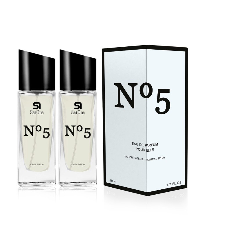 PERFUME DE EQUIVALENCIA PARA MUJER N5 2X50 ML