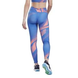 Mallas Deportivas de Mujer Reebok MYT Printed Azul