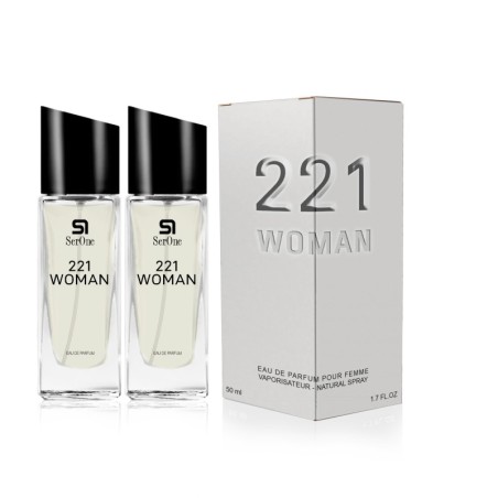 PERFUME DE EQUIVALENCIA PARA MUJER 221 WOMAN 2X50 ML