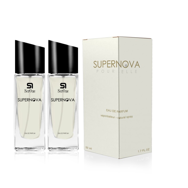 PERFUME DE EQUIVALENCIA PARA MUJER SUPERNOVA 2X50 ML