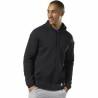 Sudadera con Capucha y Cremallera Hombre Reebok WOR FLEECE FZ HOOD EC0900 Negro