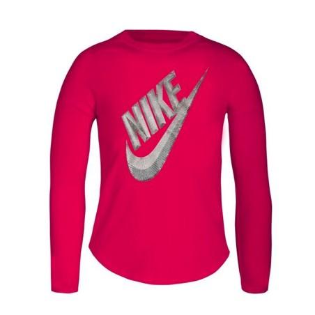 Camiseta de Manga Larga Infantil Nike C489S-A4Y Rosa