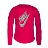 Camiseta de Manga Larga Infantil Nike C489S-A4Y Rosa