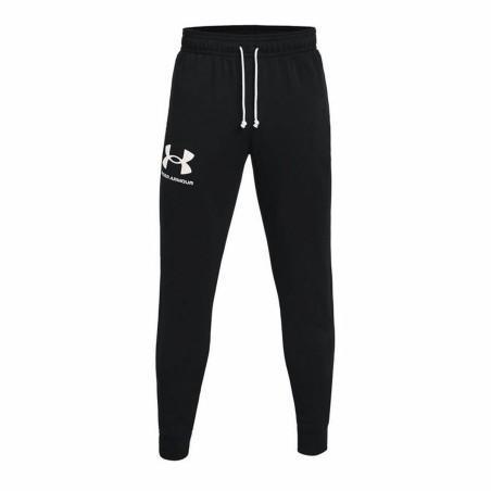 Pantalón Largo Deportivo Under Armour Rival Terry Jogger Negro Hombre