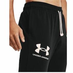 Pantalón Largo Deportivo Under Armour Rival Terry Jogger Negro Hombre