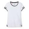 Camiseta de Manga Corta Infantil Adidas CLUB TEE DU2464 Blanco Poliéster