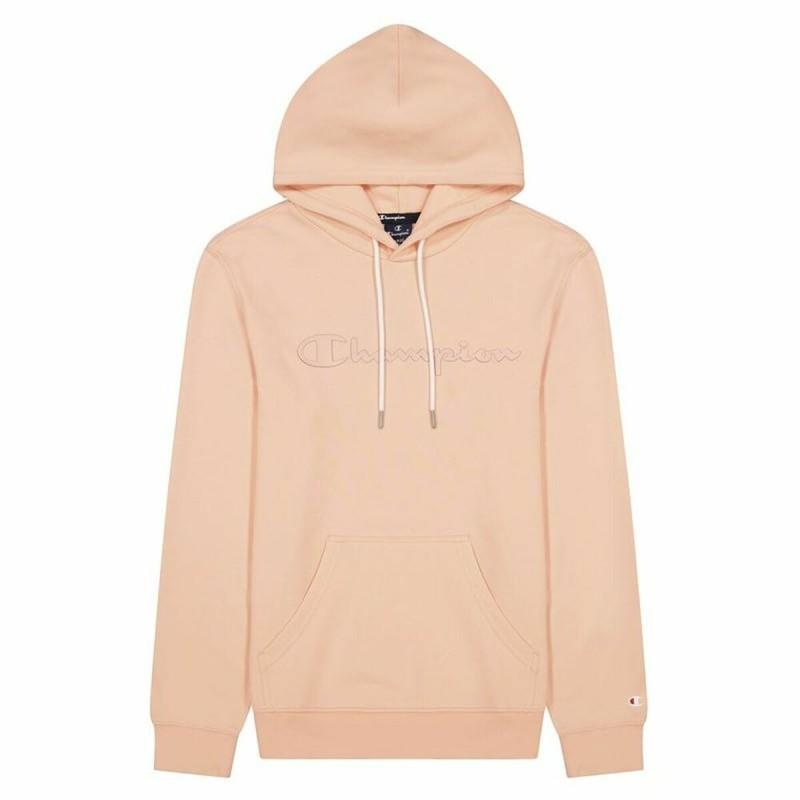 Sudadera con Capucha Hombre Champion Script Logo Rosa