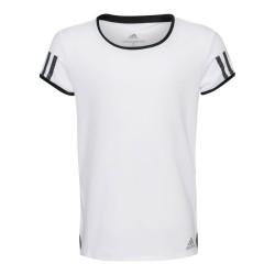 Camiseta de Manga Corta Infantil Adidas CLUB TEE DU2464 Blanco Poliéster