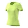 Camiseta de Manga Corta Mujer Adidas FR SN 37C SS W CG1084 Amarillo