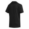 Camiseta de Manga Corta Infantil Adidas Brilliant Basics Negro