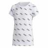 Camiseta de Manga Corta Infantil Adidas Sportswear Blanco