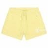 Pantalones Cortos Deportivos para Mujer Champion Drawcord Pocket Amarillo