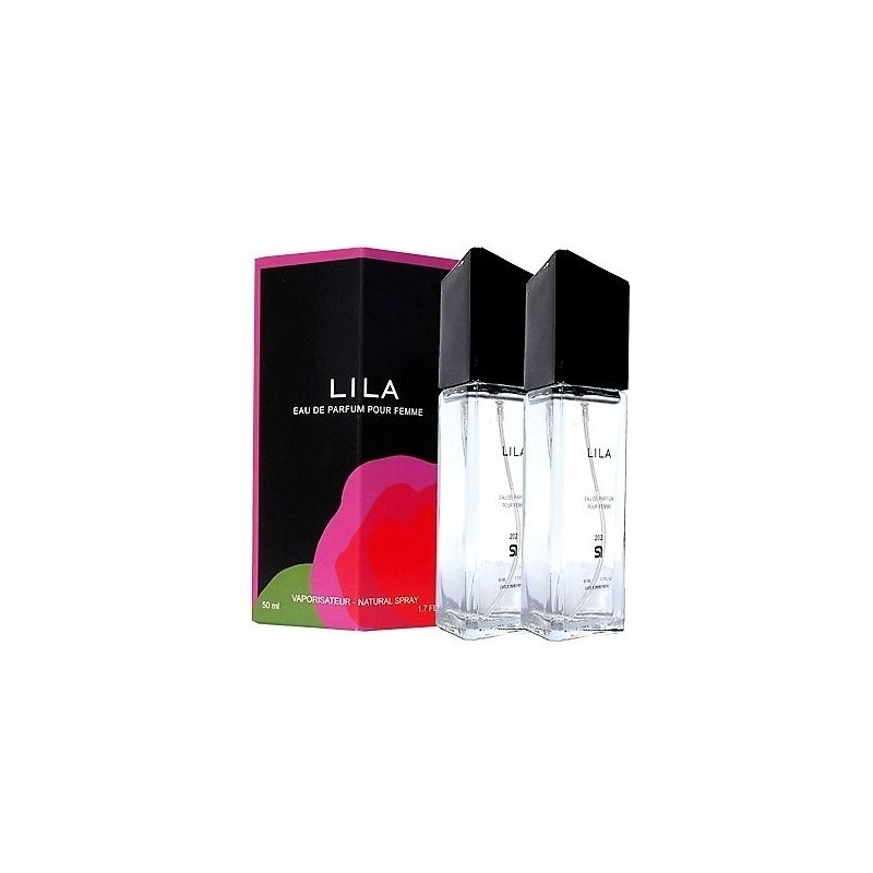 PERFUME DE EQUIVALENCIA PARA MUJER LILA 2X50 ML