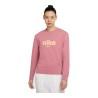 Camiseta de Manga Larga de Mujer Nike Crew Rosa