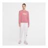 Camiseta de Manga Larga de Mujer Nike Crew Rosa