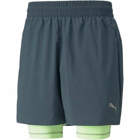 Pantalones Cortos Deportivos para Hombre Puma Running 2 in 1 Negro