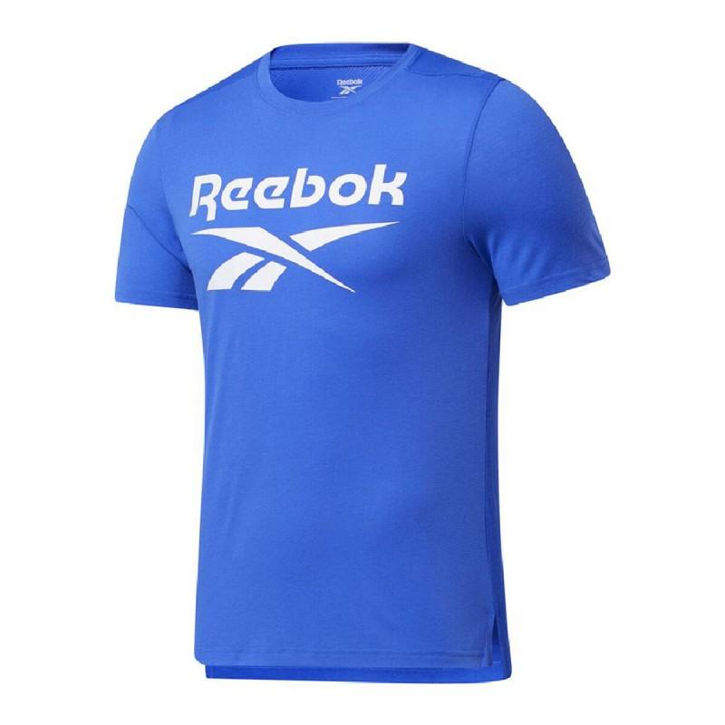 Camiseta de Manga Corta Hombre Reebok Workout Ready Supremium Azul