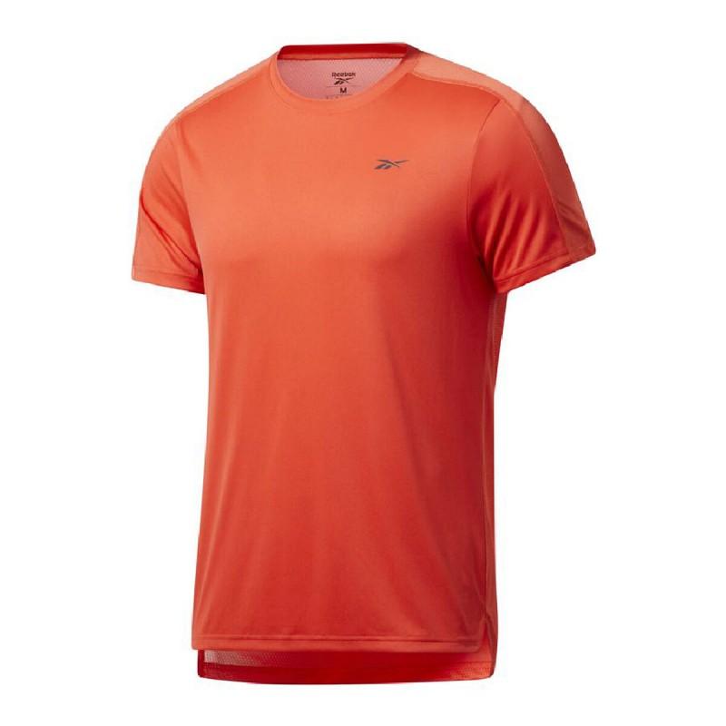 Camiseta de Manga Corta Hombre Reebok Workout Ready Tech Naranja