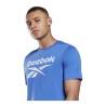 Camiseta de Manga Corta Hombre Reebok Workout Ready Supremium Azul