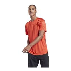 Camiseta de Manga Corta Hombre Reebok Workout Ready Tech Naranja