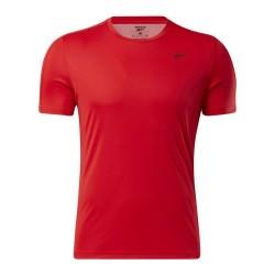 Camiseta Deportiva de Manga Corta Reebok Workout Ready Rojo