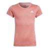 Camiseta de Manga Corta Infantil Adidas Aeroready Salmón