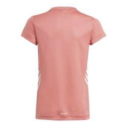 Camiseta de Manga Corta Infantil Adidas Aeroready Salmón