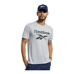 Camiseta de Manga Corta Hombre Reebok Workout Ready Supremium Gris