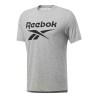 Camiseta de Manga Corta Hombre Reebok Workout Ready Supremium Gris